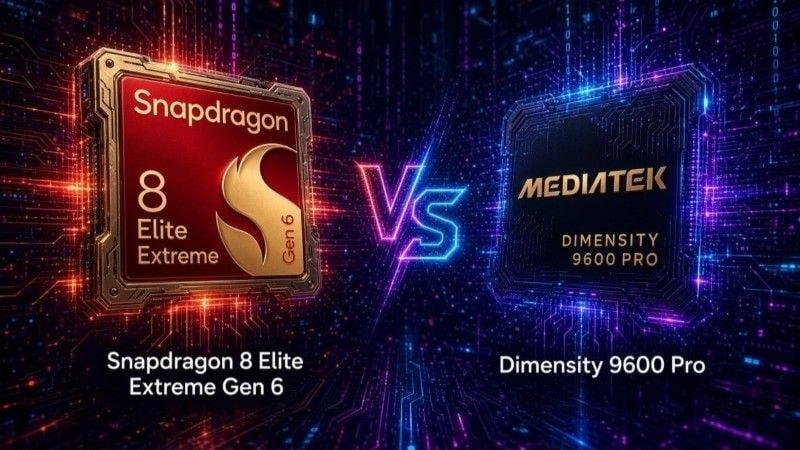 مقایسه تراشه اسنپدراگون 8 الیت اکستریم نسل 6 و دایمنسیتی 9600 پرو