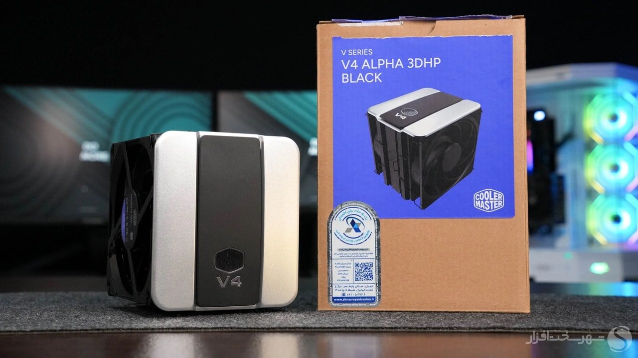 بررسی خنککننده بادی پردازنده CoolerMaster V4 Alpha 3DHP؛ طراحی موتور خودرو در دل یک کولر بادی