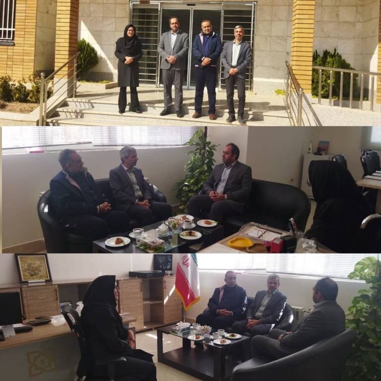 دیدار رئیس بهزیستی بشرویه همراه با مدیران شورای هماهنگی دستگاههای تابعه وزارت تعاون، کار و رفاه اجتماعی با رئیس بیمه سلامت به مناسبت هفته بیمه سلامت