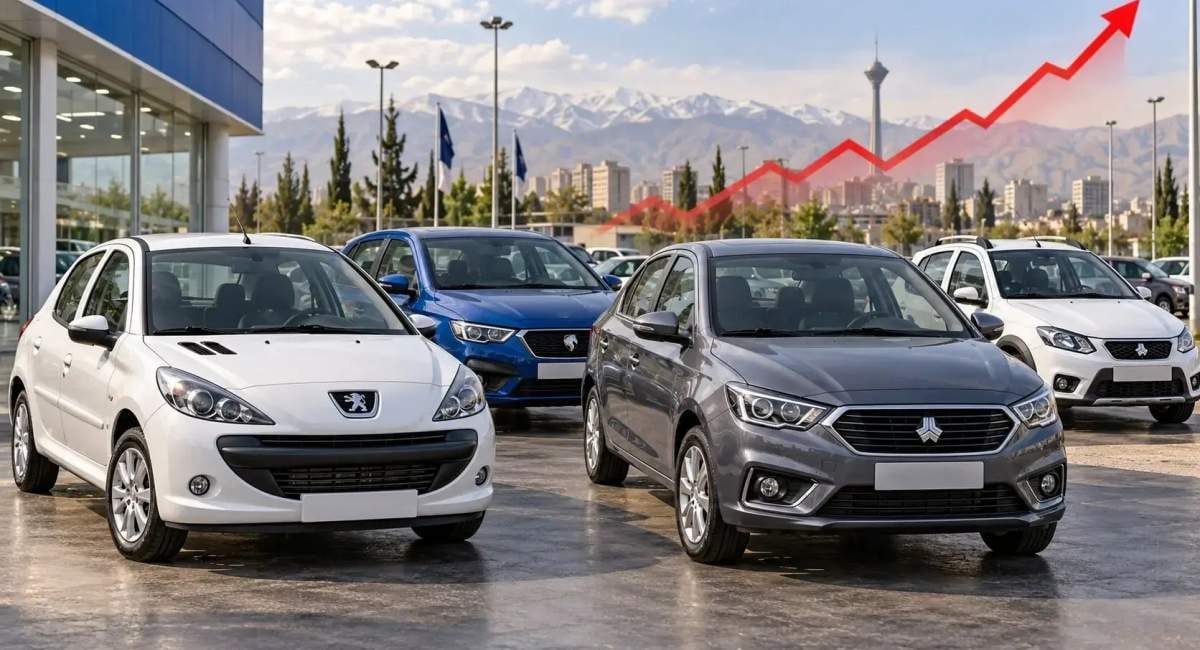 ایران‌خودرو و سایپا بیشترین خودروهای ثبت‌شده در جدول را دارند