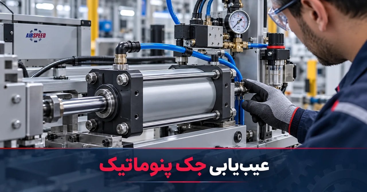 عیبیابی جک پنوماتیک؛ علت کم زور شدن جک چهار میل و رفع خرابیهای رایج