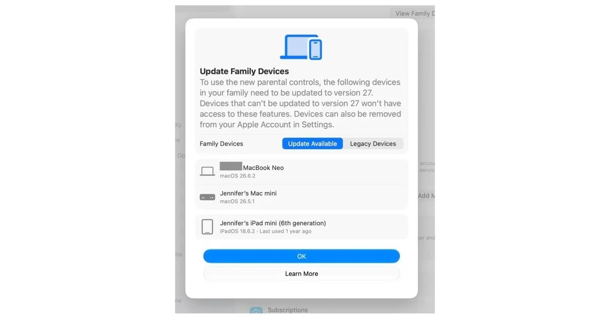 دردسر عجیب iOS 27؛ یک مکبوک قدیمی میتواند Screen Time آیفون فرزندتان را مختل کند