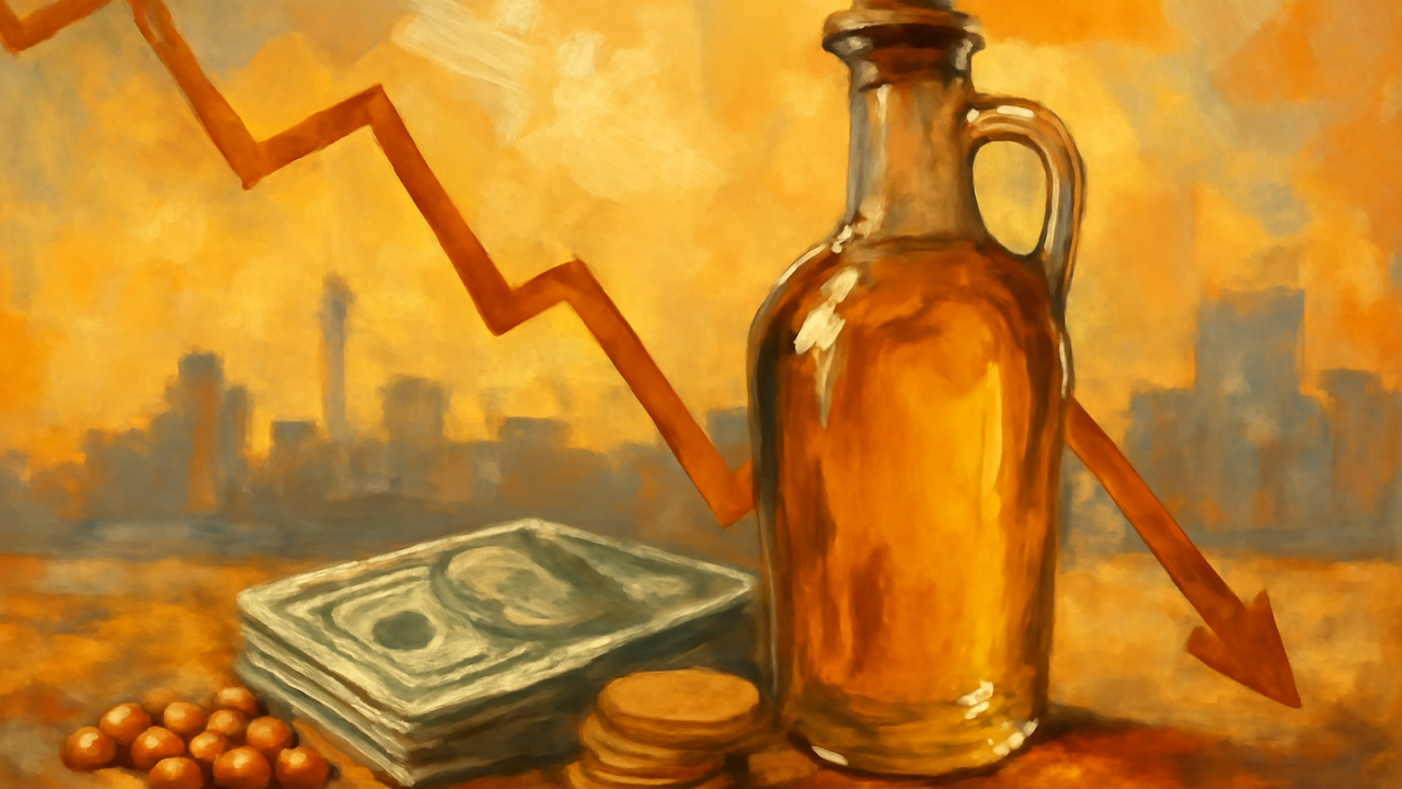 قیمت روغن سویا در شیکاگو برای دومین روز پیاپی کاهش یافت