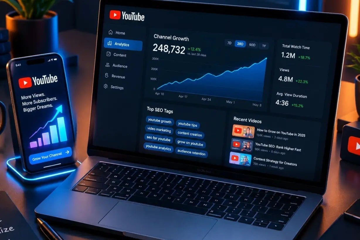 صفر تا صد مشاوره یوتیوب، سئو و رفع مشکلات کپیرایت