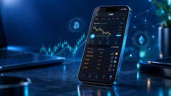 بررسی اپلیکیشن صرافی ارز دیجیتال اکسیر