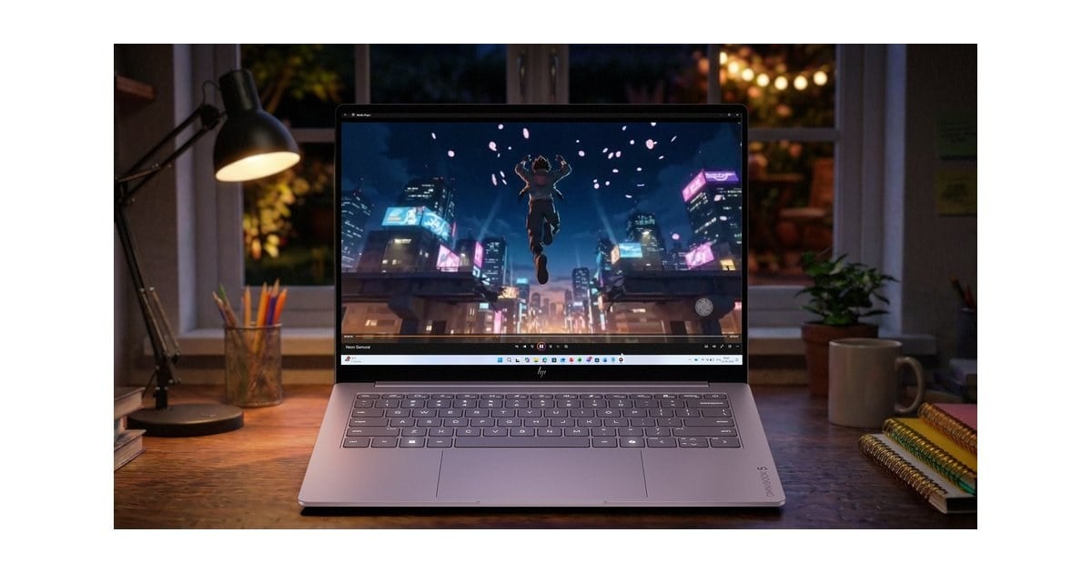 اچ‌پی OmniBook 5 با OLED آمد؛ رقیب ۶۹۹ دلاری مک‌بوک Neo برای ویندوز