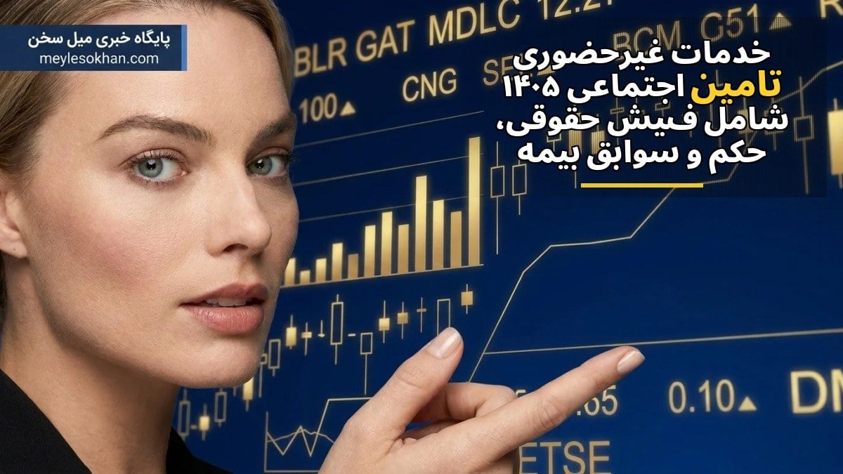 خدمات غیرحضوری تامین اجتماعی ۱۴۰۵ شامل فیش حقوقی، حکم و سوابق بیمه
