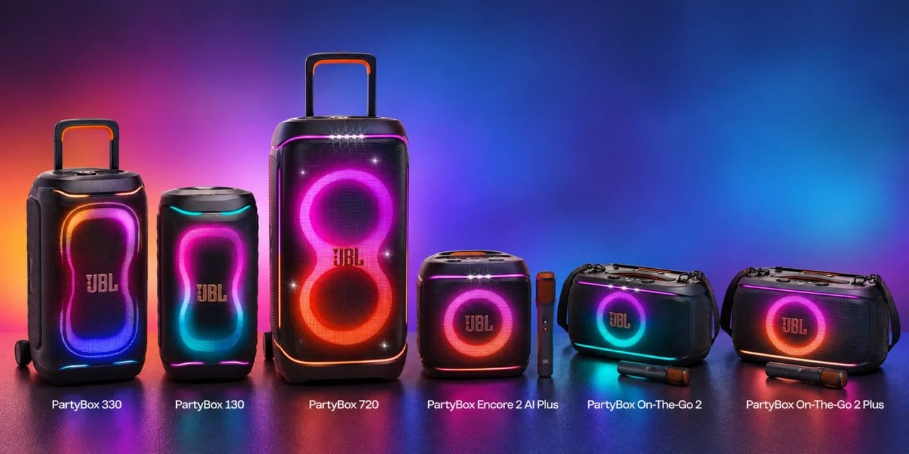 JBL از اسپیکرهای ۸۰۰ واتی PartyBox با قابلیت هوش مصنوعی رونمایی کرد