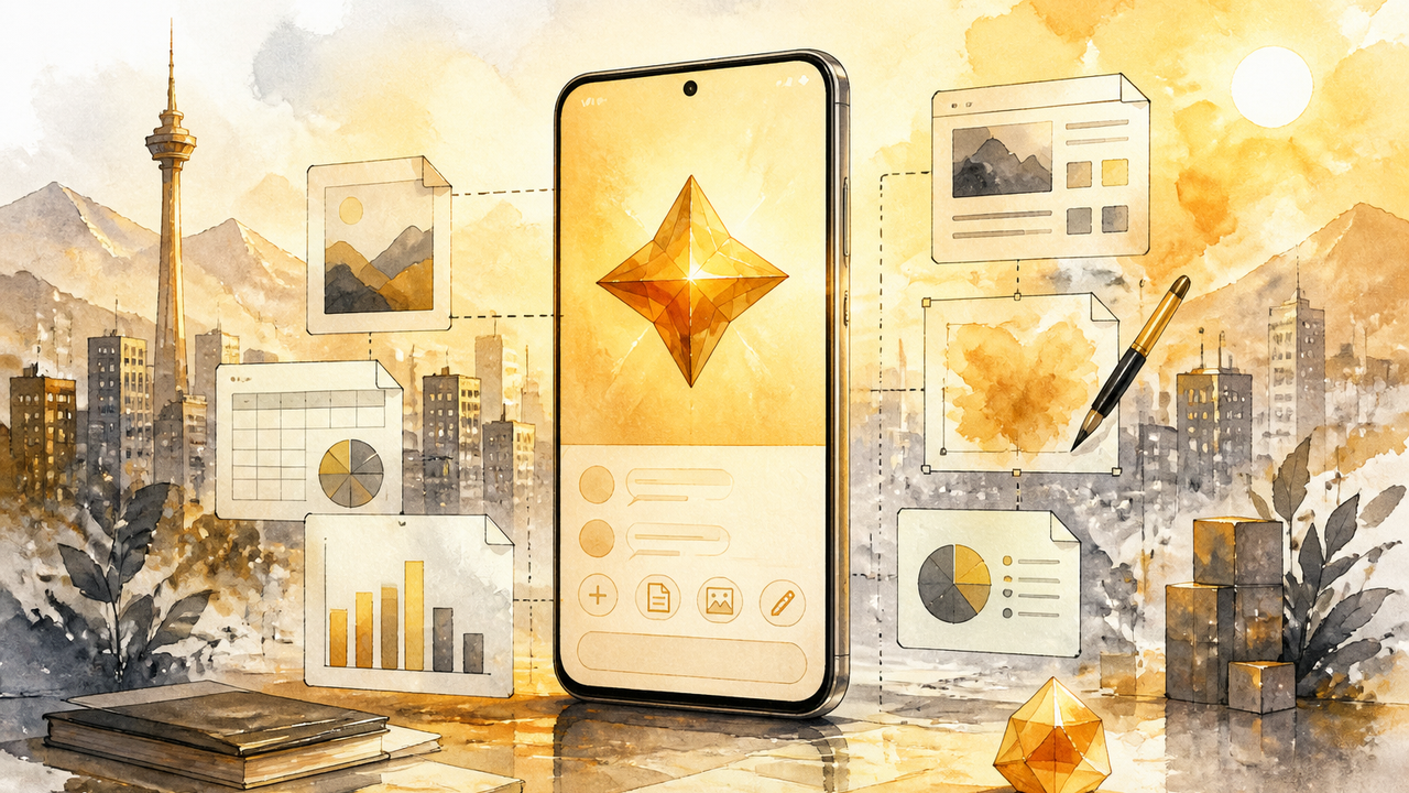 جمینای حالا فایل را داخل چت میسازد؛ از PDF تا کد و جدول