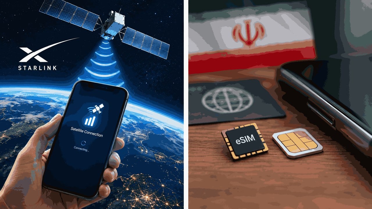 گزارش: سیم‌کارت eSIM در ایران به‌تنهایی گوشی را به استارلینک متصل نمی‌کند