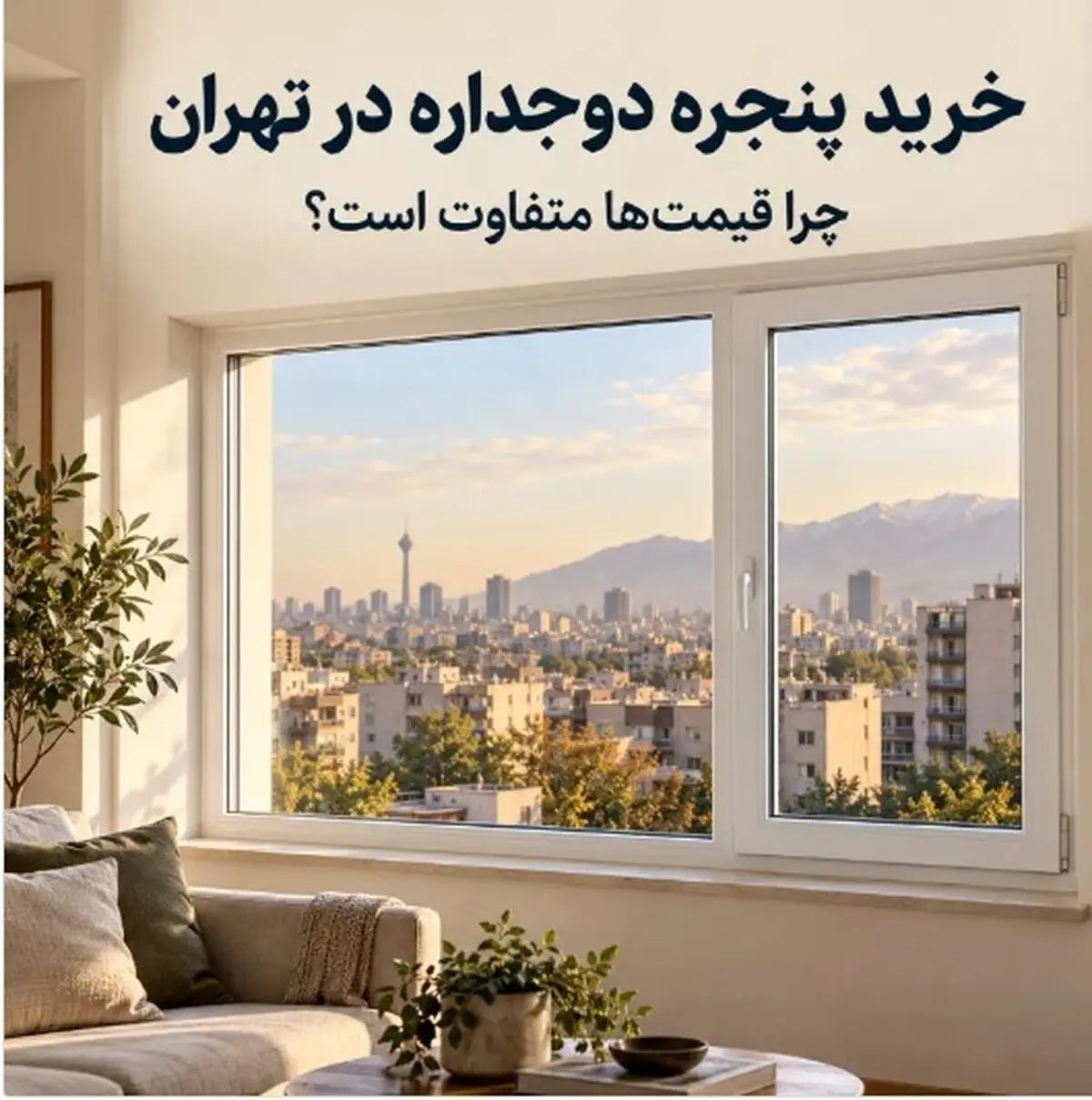 خرید پنجره دوجداره در تهران؛ چرا برای ابعاد یکسان قیمتهای متفاوت میگیرید؟
