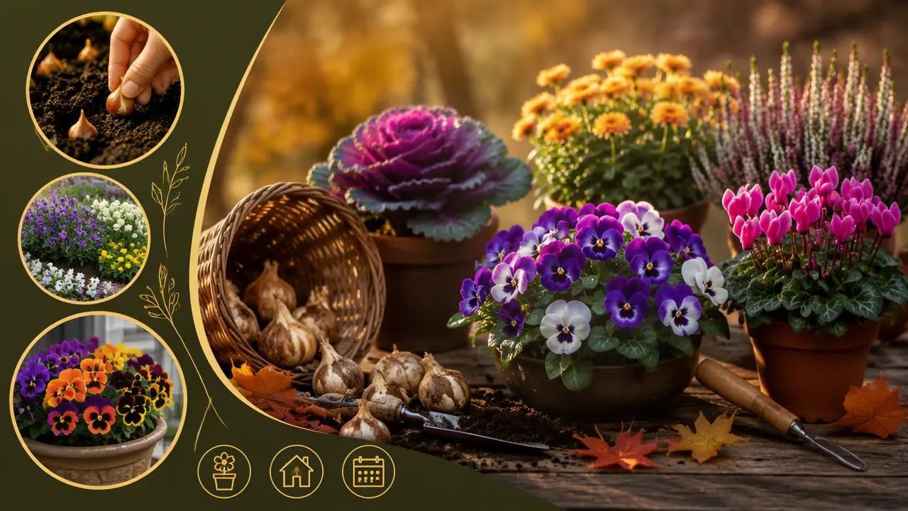 چه گل هایی را در پاییز بکاریم؟ انواع گلهای پاییزی برای باغچه و آپارتمان