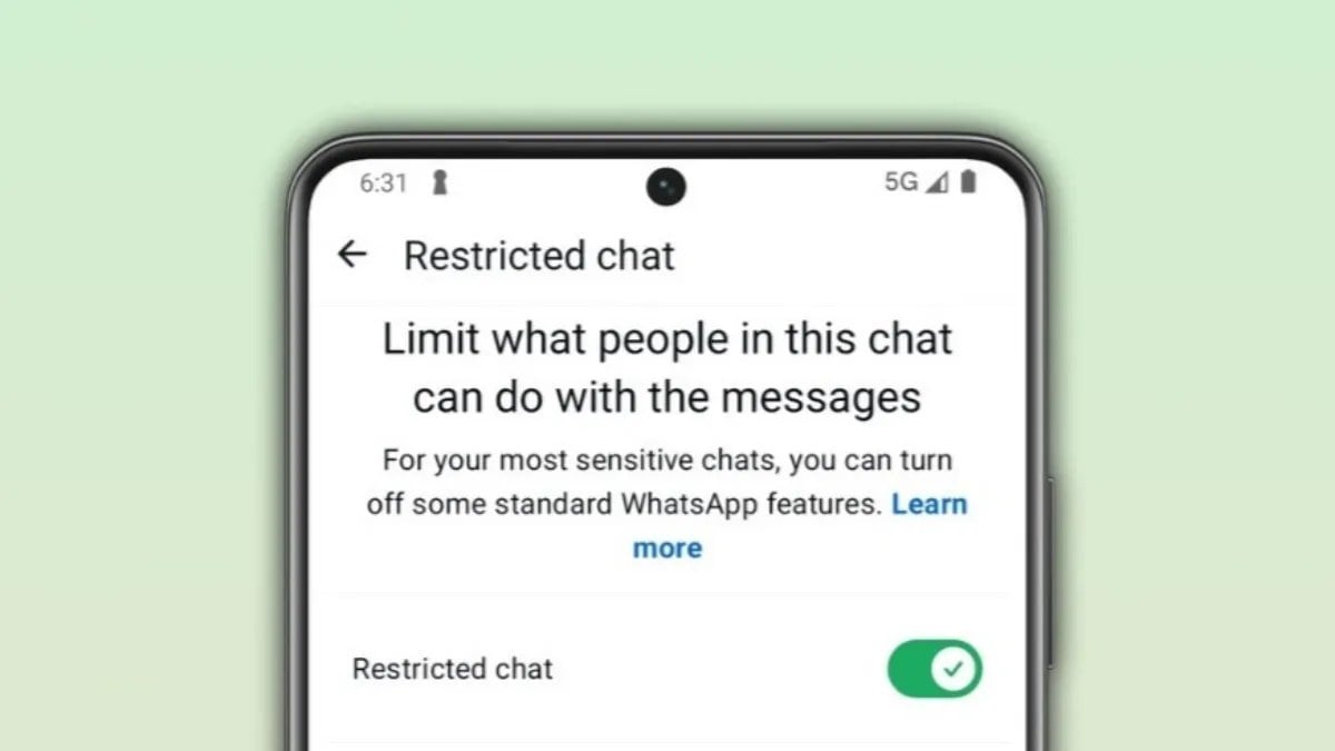 قابلیت «چت محدودشده» واتساپ با محدودیت دسترسی هوش مصنوعی وارد نسخه بتا شد