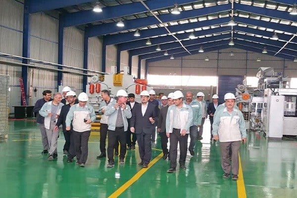 بازدید مدیران وزارت صمت از خطوط تولید و طرحهای توسعه فولاد توانآور آسیا