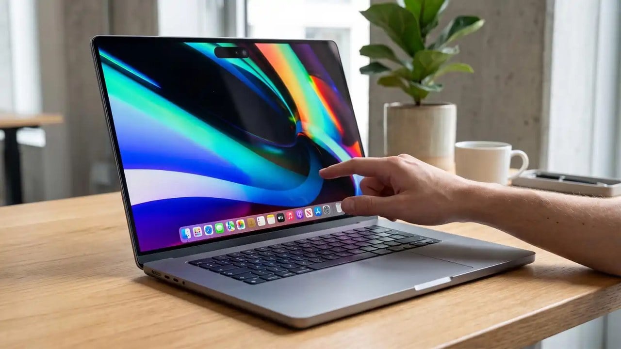 مکبوک پرو OLED اپل با نمایشگر لمسی طراحی بسیار سبکتری خواهد داشت