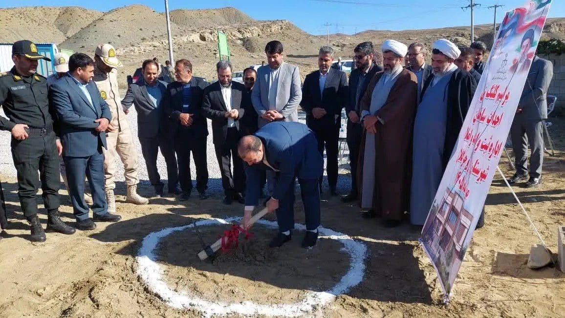 کلنگ احداث ساختمان ثبت اسناد و املاک راز و جرگلان به زمین زده شد