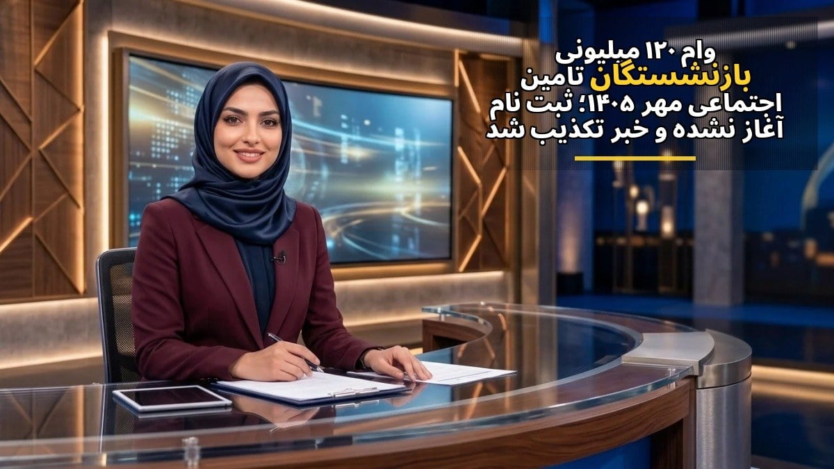 وام ۱۲۰ میلیونی بازنشستگان تامین اجتماعی مهر ۱۴۰۵؛ ثبت نام آغاز نشده و خبر تکذیب شد