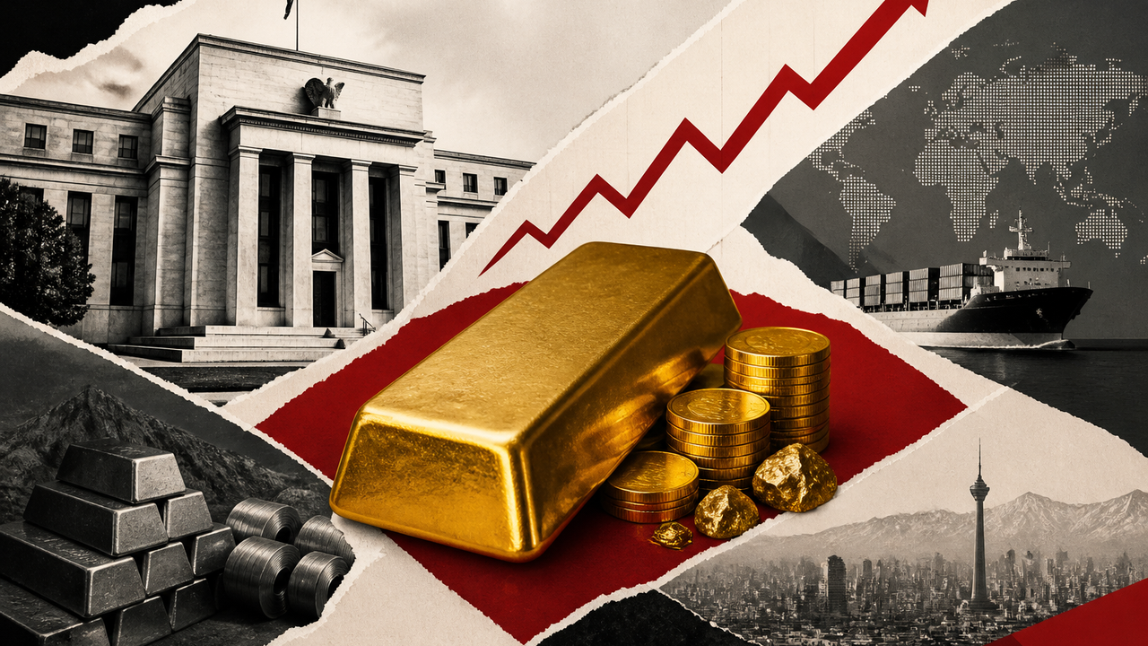 قیمت طلا بالای ۴٬۰۰۰ دلار ماند؛ بازار منتظر تصمیم فدرال رزرو