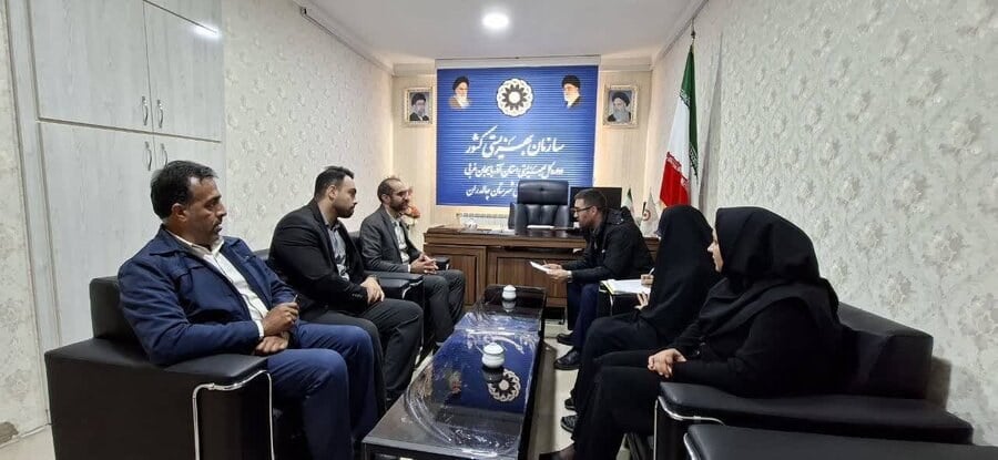 نشست مشترک اداره بهزیستی و بنیاد مسکن انقلاب اسلامی شهرستان چالدران با هدف پیشبرد پروژه خانه امید