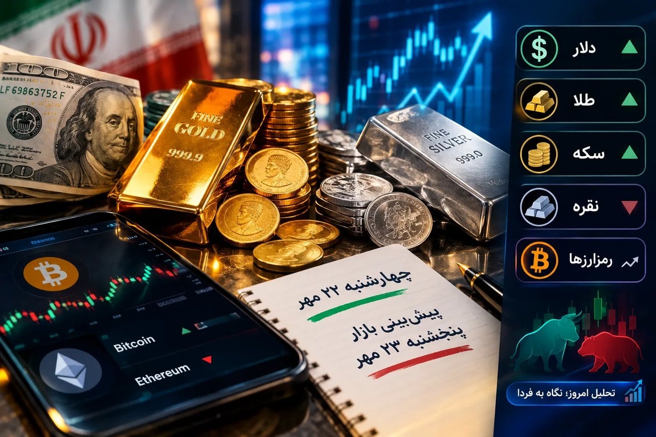 پیشبینی بازارهای مالی پنجشنبه ۲۳ مهر/ آیا دلار روند صعودی خواهد داشت