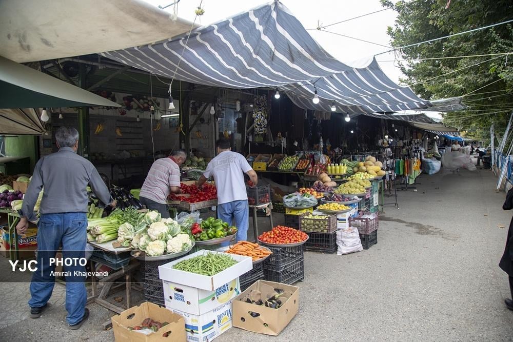 بازار روز ساری؛ عرضه مستقیم میوه و ترهبار تازه از تولید تا مصرف