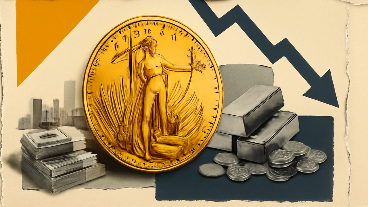 بازار طلا و سکه در مسیر کاهش قیمت؛ سکه ۱۷ میلیون تومان ریخت