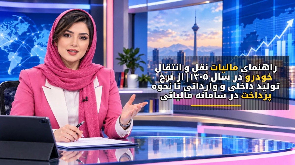 راهنمای مالیات نقل و انتقال خودرو در سال ۱۴۰۵ | از نرخ تولید داخلی و وارداتی تا نحوه پرداخت در سامانه مالیاتی