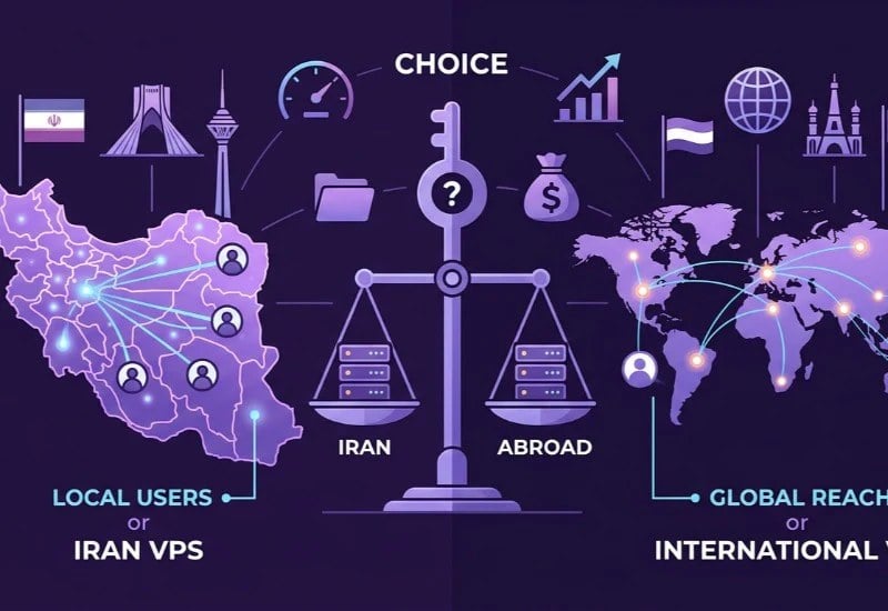سرور مجازی ایران یا خارج؛ کدام برای کسبوکار شما مناسبتر است؟