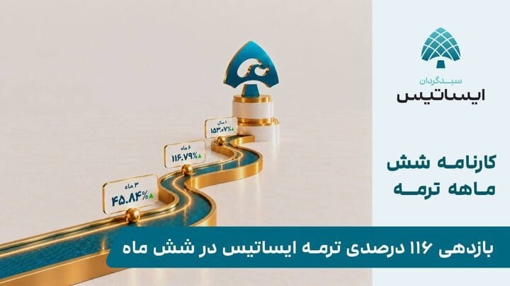 بازدهی ۱۱۶ درصدی ترمه ایساتیس در شش ماه