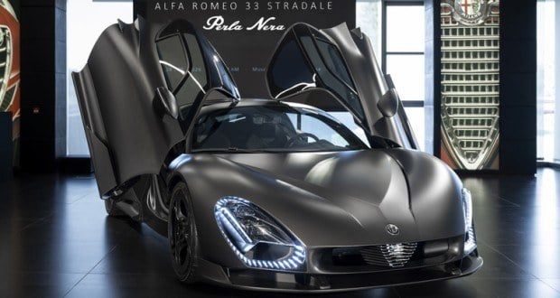 سوپراسپرت سفارشی Alfa Romeo 33 Stradale با بدنه فیبر کربنی و قدرت ۶۳۰ اسببخار رونمایی شد